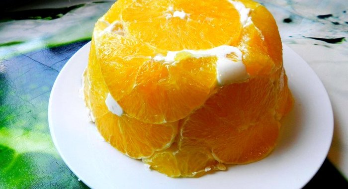 Фруктовый торт без выпечки