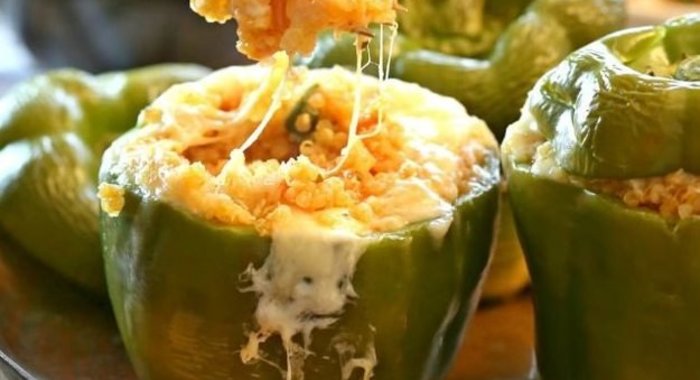 Пицца с киноа в перце