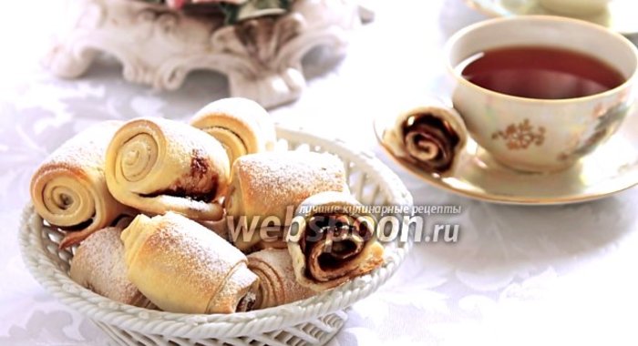 Мини рулетики с Нутеллой