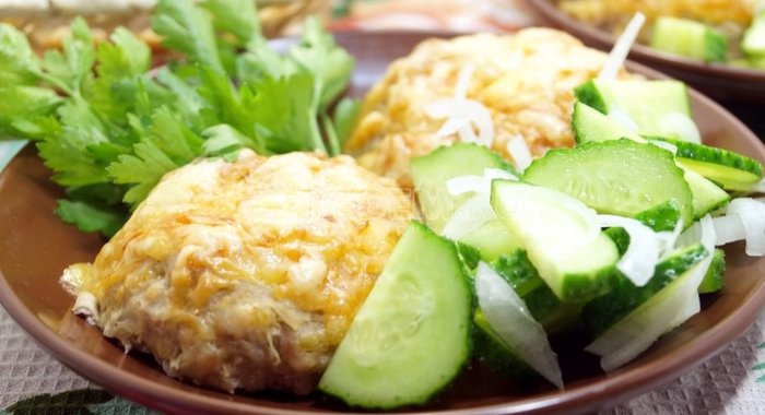 Пирог с лисичками