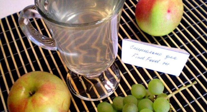 Яблочно-виноградный компот