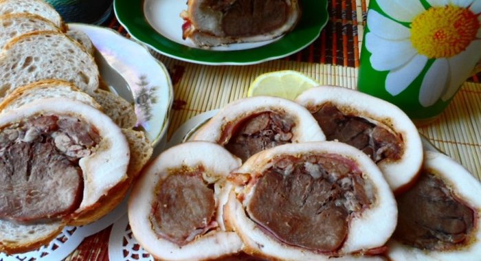 Мясной рулет Два в одном