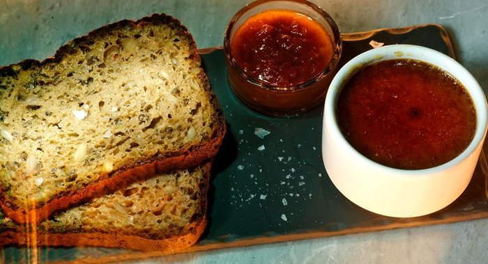 Крем-брюле из куриной печени