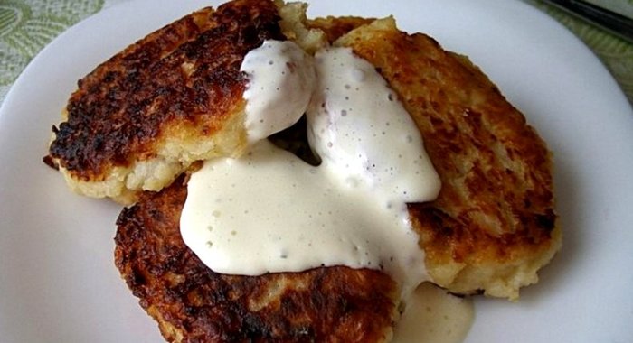 Постные котлеты из кабачков