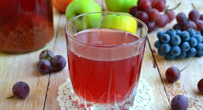 Яблочно-виноградный сок на зиму