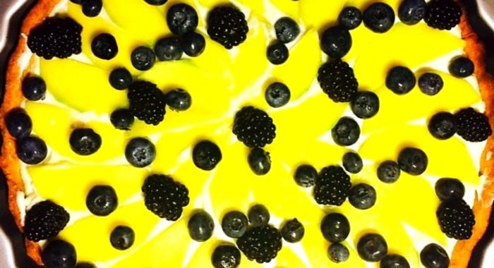 Манговый тарт с маскарпоне