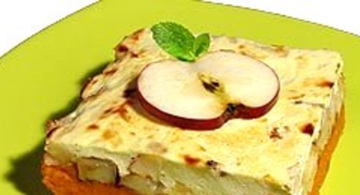 Запеканка из тыквы и яблок