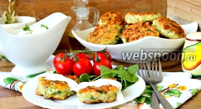Курино-кабачковые котлеты