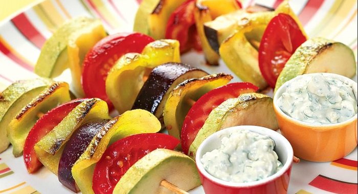 Овощи на шпажке