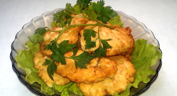 Рубленые котлеты из куриного филе