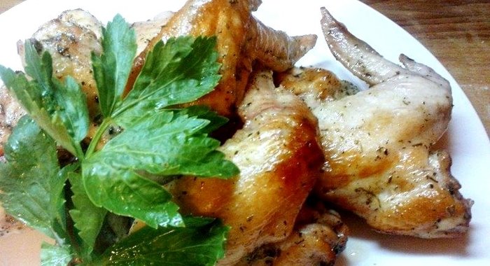 Крылышки в медово-уксусном маринаде