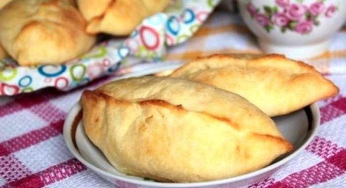 Творожные пирожки печёные