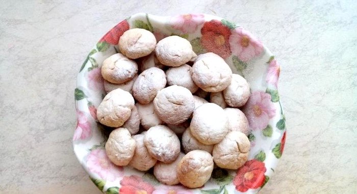 Творожное печенье с лимонным ароматом