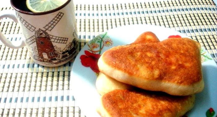 Жареные пирожки с фаршем