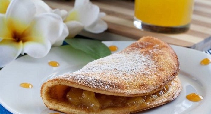 Омлет с вареньем