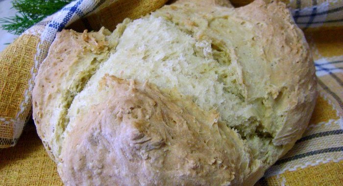 Содовый хлеб с овсяными хлопьями