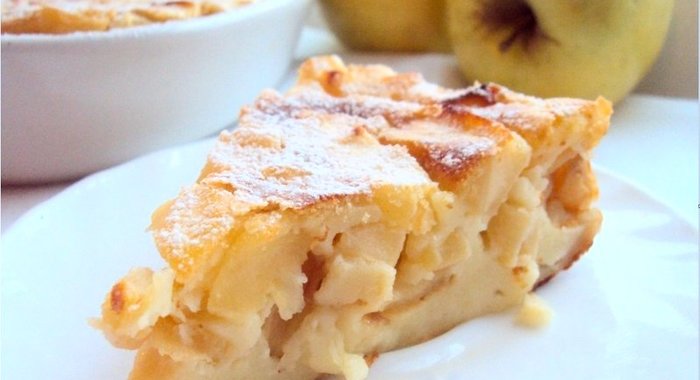 Яблочная запеканка