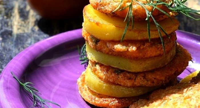 Жареная икра карася