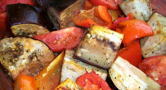 Запеченные овощи в фольге