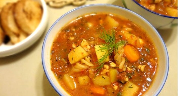 Гуляш из фарша