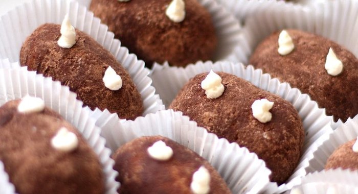 Пирожное картошка из панировочных сухарей