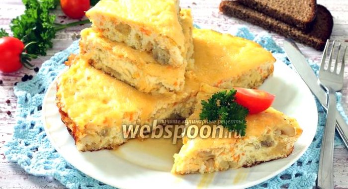 Рыба в омлете в мультиварке