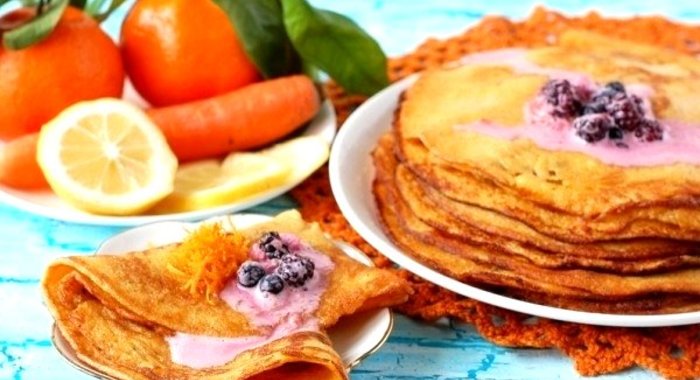 Морковные блины