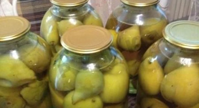 Грушевый компот из целых груш на зиму