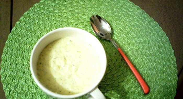 Суп-пюре с сыром