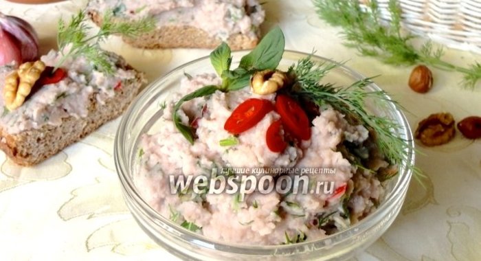 Бутербродная паста из белой фасоли