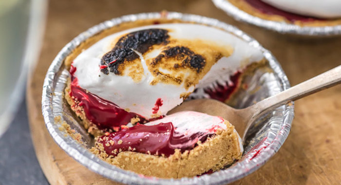 Кремовые зефирные корзиночки