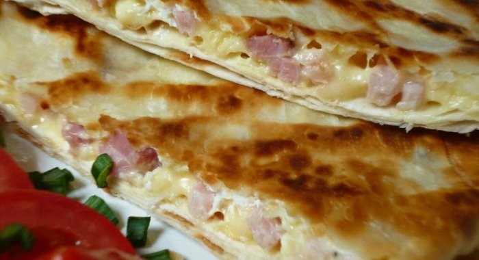 Омлет в лаваше