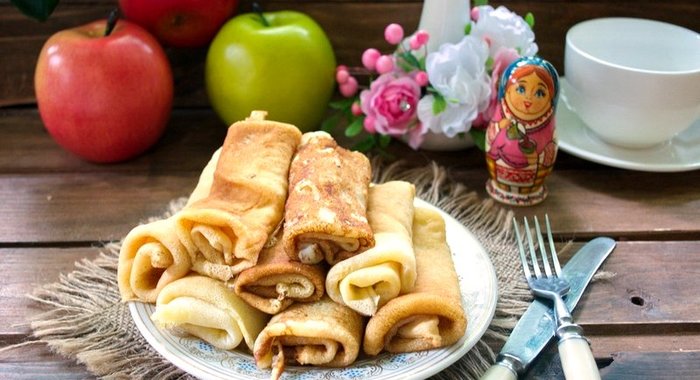 Блинчики на молоке тонкие