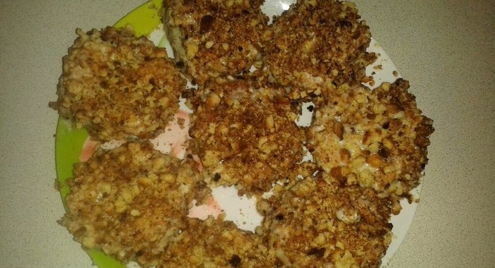 Бисквитные пирожные «Ежики» со сгущенным молоком