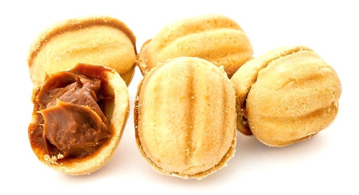 Печенье «Орешки» со сгущенкой