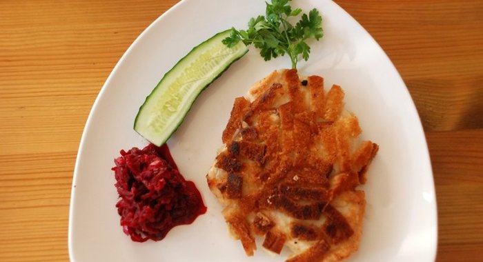 Шницель по-министерски куриный