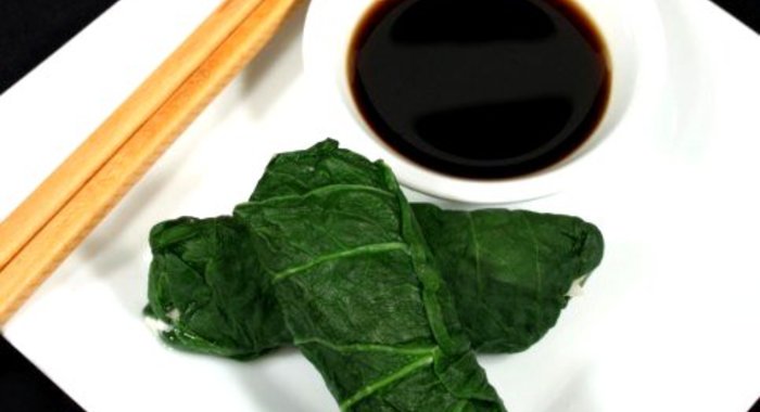 Овощные рулетики под соусом