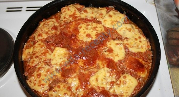 Запеканка из баклажанов с фаршем