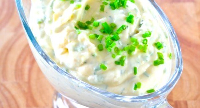 Зеленый майонез