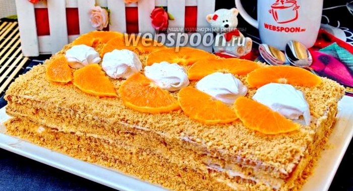 Торт из зефира и печенья