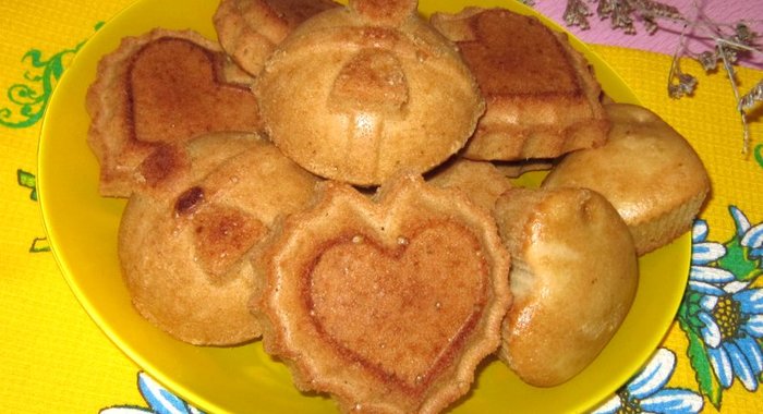 Постные кексы на кока-коле