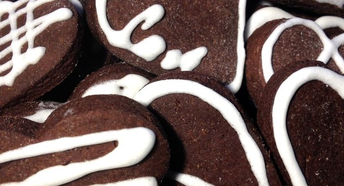 Шоколадное печенье с пряностями