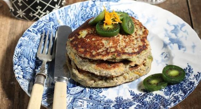 Овсяные оладьи с семенами чиа