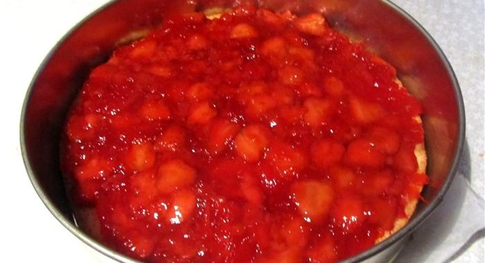 Клубничная начинка дла торта