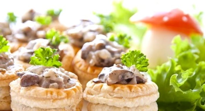 Волованы из слоеного теста