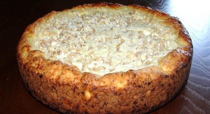 Пирог с грушевой начинкой