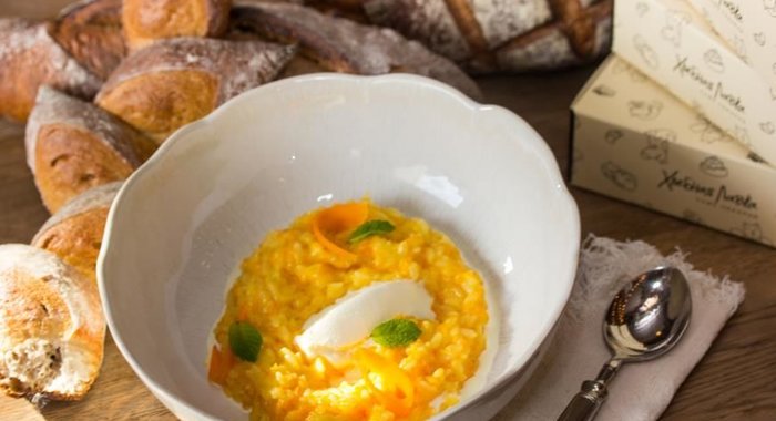 Рисовая каша с тыквой