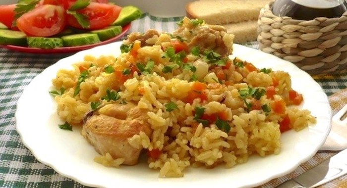 Плов с курицей