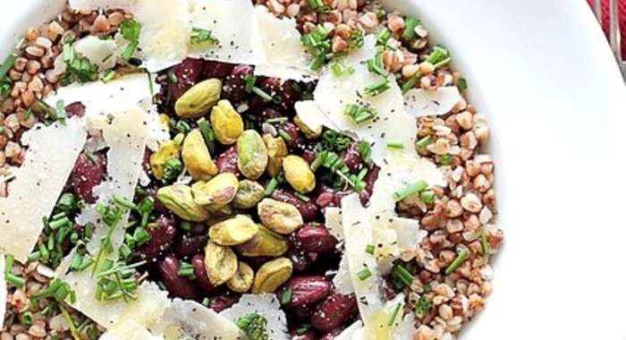 Гречка с фасолью