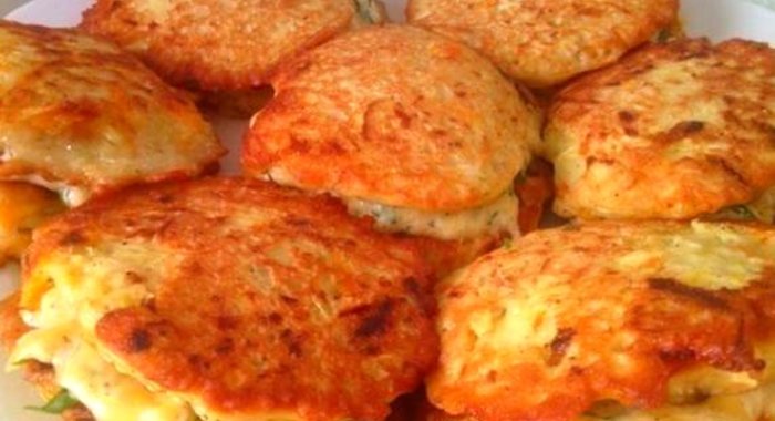 Кабачковые оладьи с морковью